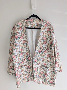 Handmade (?) Floral blazer